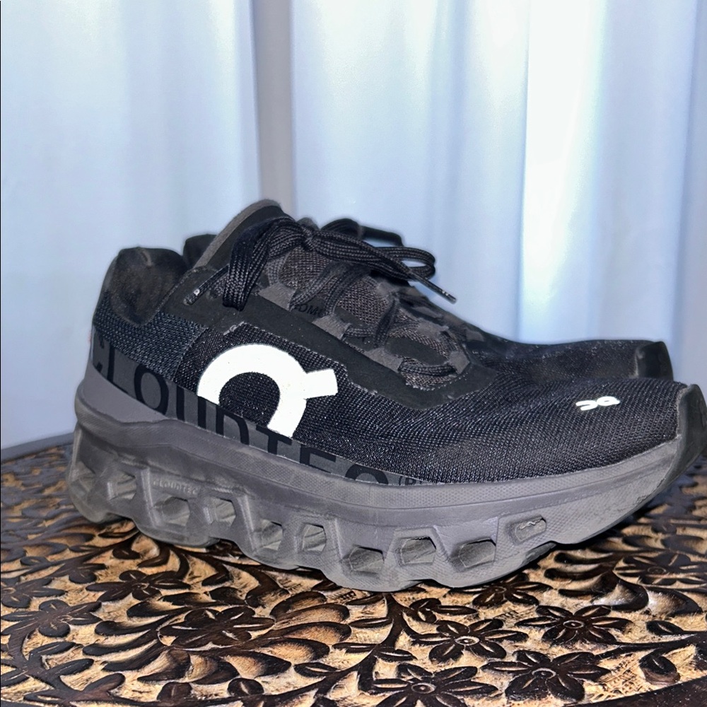 On Running Black Athletic Shoes